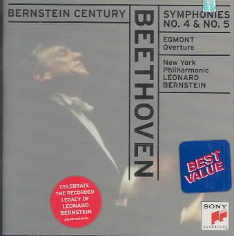 Beethoven: Symphony No. 4 & No. 5: "Egmont" Overture cover