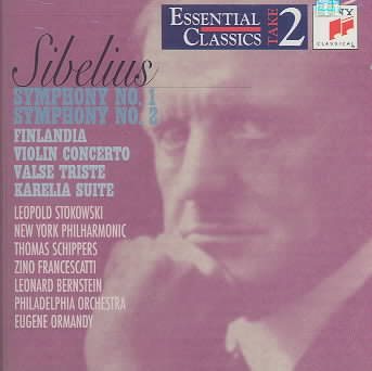 Sibelius: Symphonies Nos. 1 & 2; Violin Concerto; Finlandia; Valse Triste; Karelia Suite cover