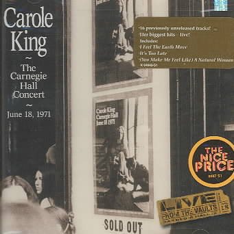 The Carnegie Hall Concert 1971 cover