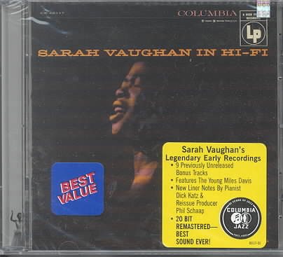 Sarah Vaughan In Hi-Fi cover