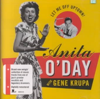 Let Me Off Uptown: The Best of Anita O'Day with Gene Krupa cover