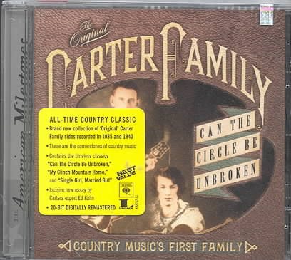 Can The Circle Be Unbroken: Country Music's First Family cover