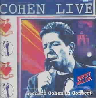 Cohen Live Leonard Cohen Live In Concert cover