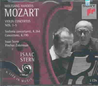 Mozart: Violin Concertos No. 1 - 5, Sinfonia Concertante, Concertone cover