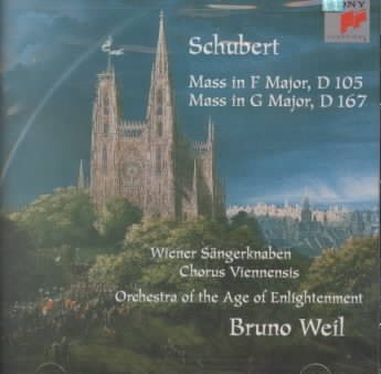 Schubert: Mass in F Major, D105 & Mass in G Major, D167 cover