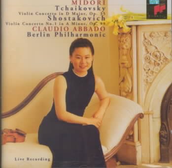 Tchaikovsky: Violin Concerto in D Major / Shostakovich: Violin Concerto No. 1 ~ Midori cover