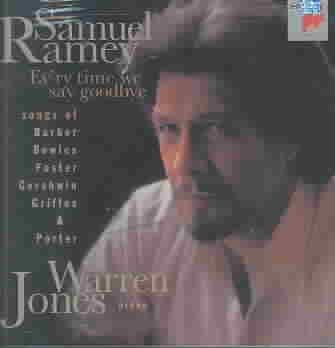Samuel Ramey: Ev'ry Time We Say Goodbye: Songs of Barber, cover
