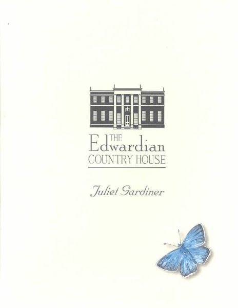 The Edwardian Country House cover