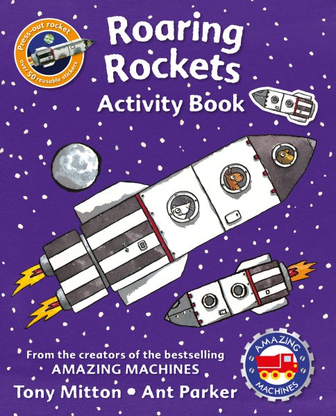 Amazing Machines Roaring Rockets Activity Book cover