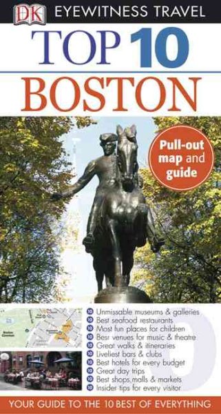 Top 10 Boston (Eyewitness Top 10 Travel Guides) cover