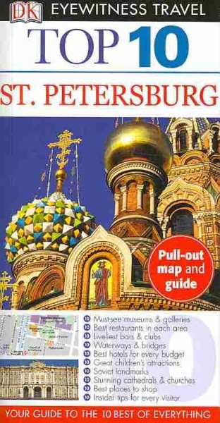 Top 10 St. Petersburg (Eyewitness Top 10 Travel Guides) cover