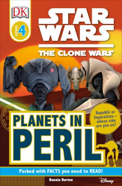 DK Readers L4: Star Wars: The Clone Wars: Planets in Peril cover