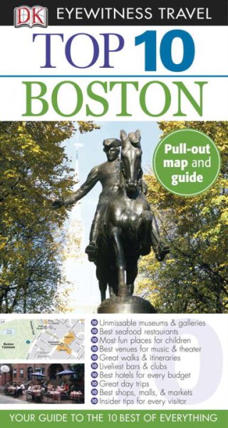 Top 10 Boston (Eyewitness Top 10 Travel Guide) cover
