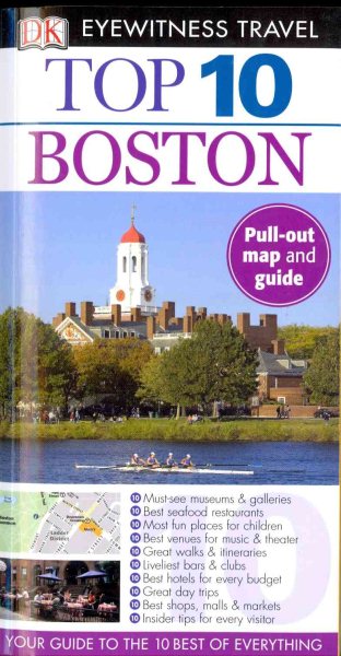 Top 10 Boston (EYEWITNESS TOP 10 TRAVEL GUIDE) cover
