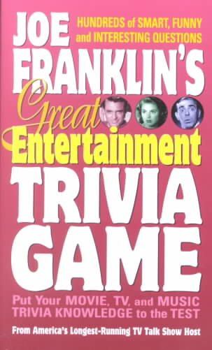 Joe Franklin's Great Entertainment Trivia (Buzztime Trivia Series) cover