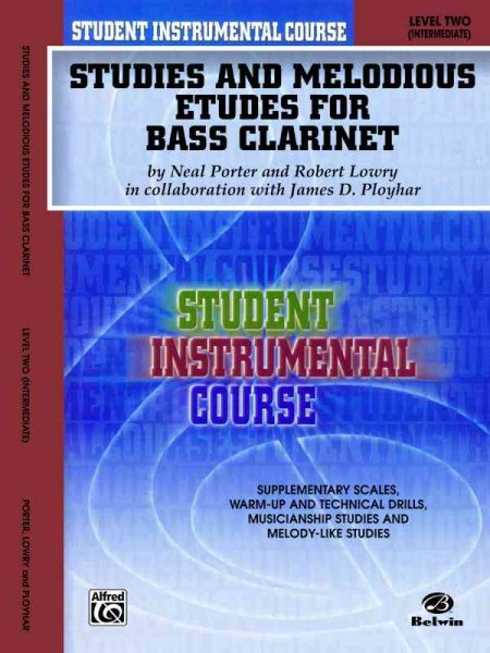 Student Instrumental Course Studies and Melodious Etudes for Bass Clarinet: Level II cover
