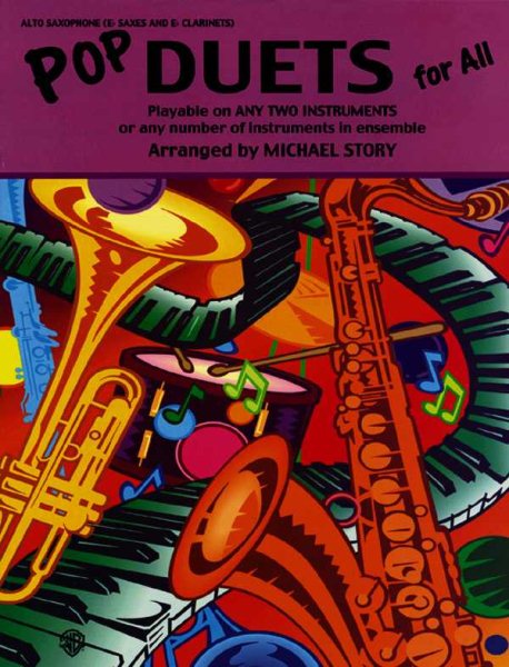 Pop Duets for All: Alto Saxophone (E-Flat Saxes & E-Flat Clarinets) (Pop Instrumental Ensembles for All) cover