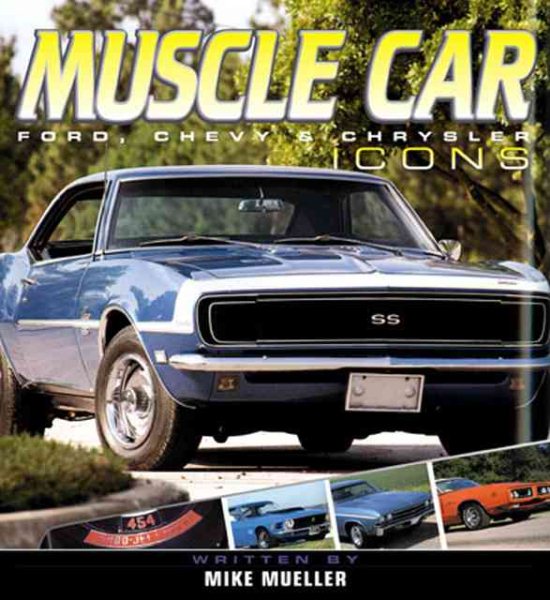Muscle Car Icons: Ford, Chevy & Chrysler cover