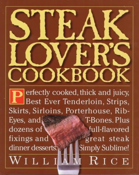 Steak Lover's Cookbook cover
