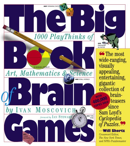 The Big Book of Brain Games: 1,000 PlayThinks of Art, Mathematics & Science cover