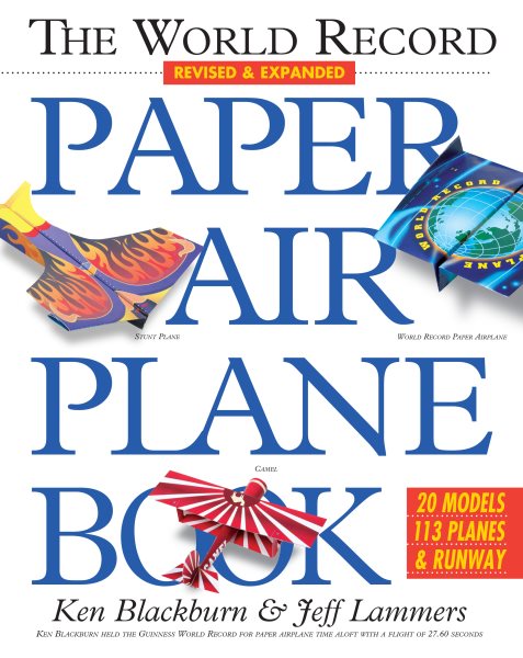 The World Record Paper Airplane Book (Paper Airplanes) cover