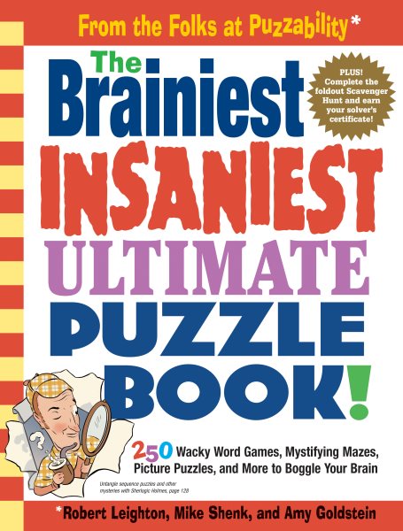 The Brainiest Insaniest Ultimate Puzzle Book! cover