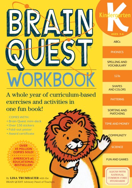 Brain Quest Workbook: Kindergarten cover