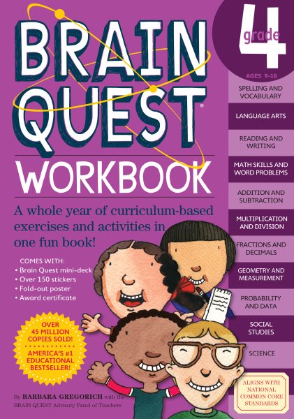 Brain Quest Workbook: Grade 4 cover