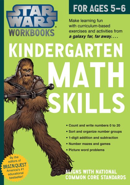 Star Wars Workbook: Kindergarten Math Skills (Star Wars Workbooks) cover