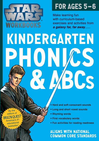 Star Wars Workbook: Kindergarten Phonics and ABCs (Star Wars Workbooks) cover