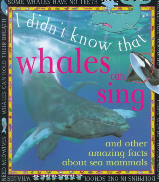 Whales Can Sing (I Didn't Know That) cover