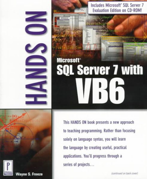 Hands On SQL Server 7 with VB6 cover