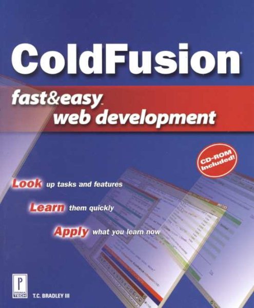 ColdFusion Fast & Easy Web Development cover