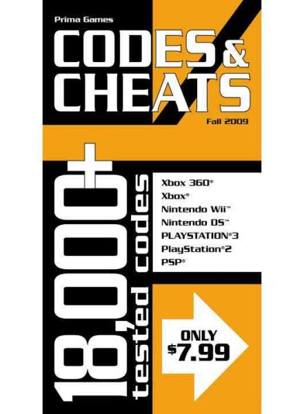 Codes & Cheats Fall 2009: Prima Official Game Guide (Codes & Cheats: Prima Official Game Guide) cover
