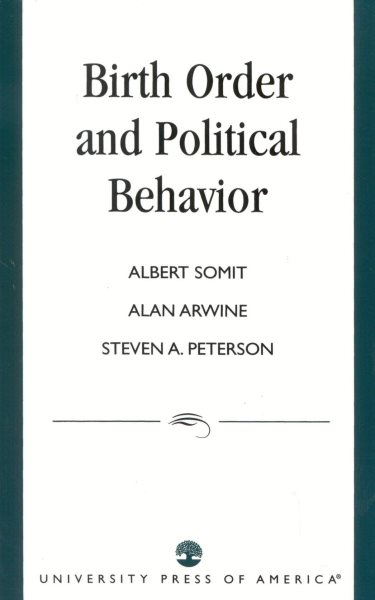 Birth Order and Political Behavior cover