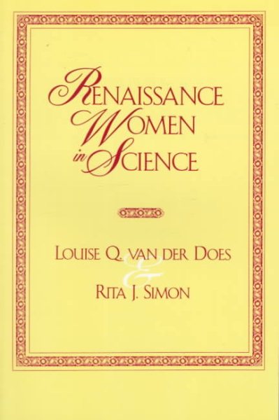 Renaissance Women in Science: Co-published with Women's Freedom Network (Volume 1) (Renaissance Women, 1) cover