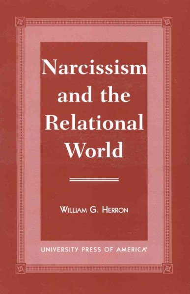 Narcissism and the Relational World cover