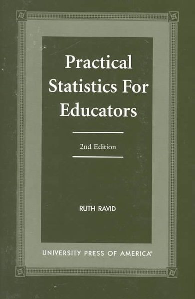 Practical Statistics for Educators- cover