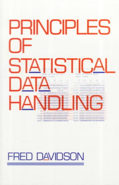 Principles of Statistical Data Handling cover