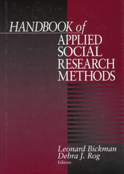 Handbook of Applied Social Research Methods cover