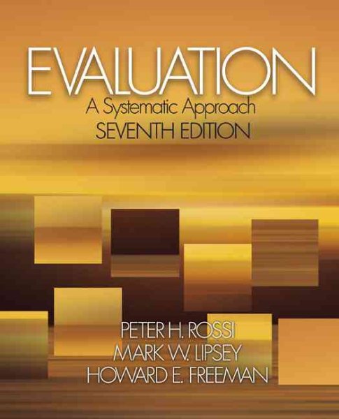 Evaluation: A Systematic Approach, 7th Edition cover