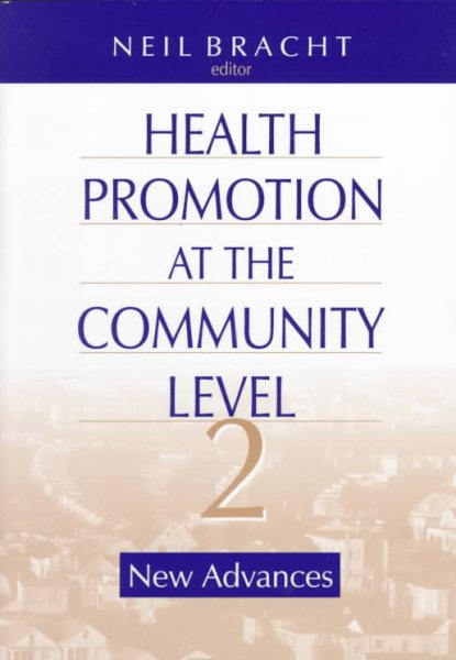 Health Promotion at the Community Level: New Advances cover