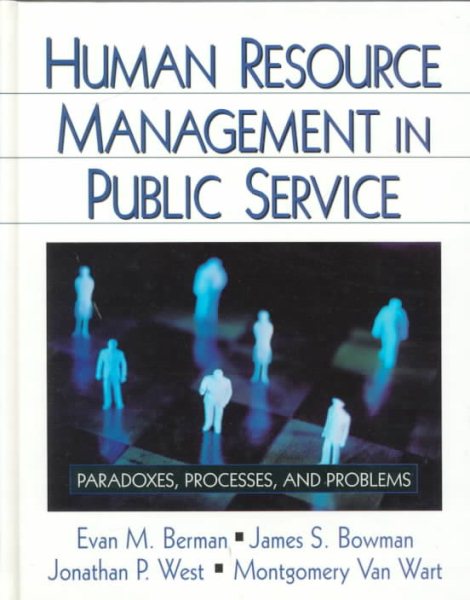 Human Resource Management in Public Service: Paradoxes, Processes, and Problems cover