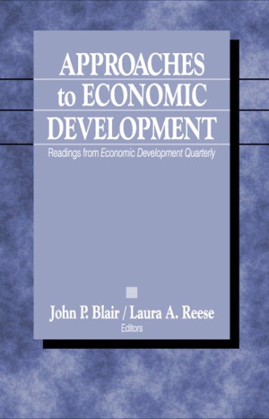 Approaches to Economic Development: Readings From Economic Development Quarterly cover