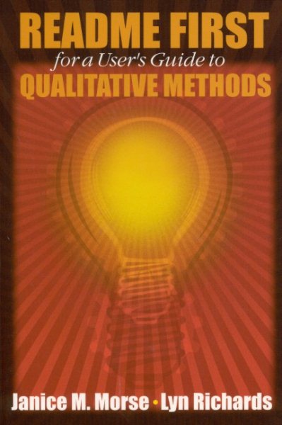 README FIRST for a User's Guide to Qualitative Methods cover
