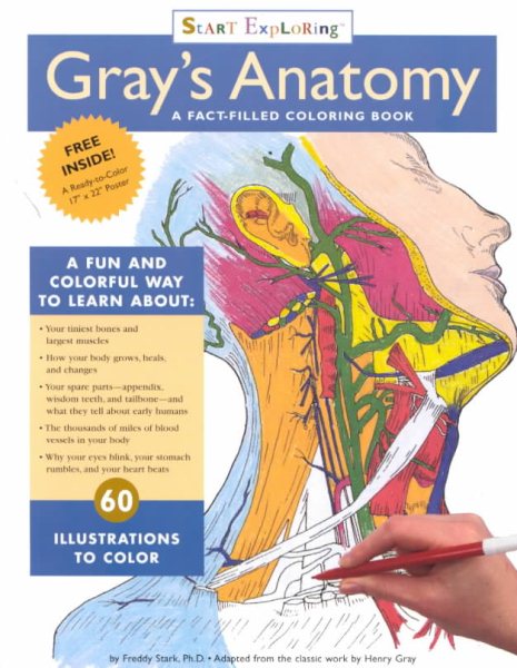 Gray's Anatomy Coloring Book (Start Exploring) cover