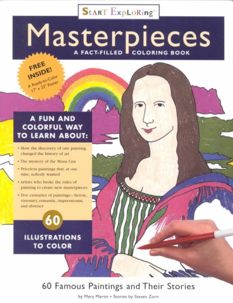 Masterpieces: A Fact-Filled Coloring Book (Start Exploring) cover