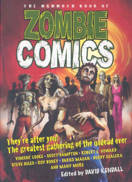 The Mammoth Book of Zombie Comics cover