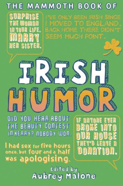 The Mammoth Book of Irish Humor cover