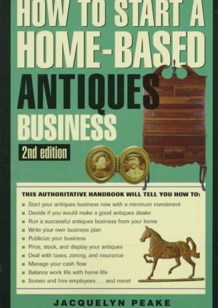 How to Start a Home-Based Antiques Business cover